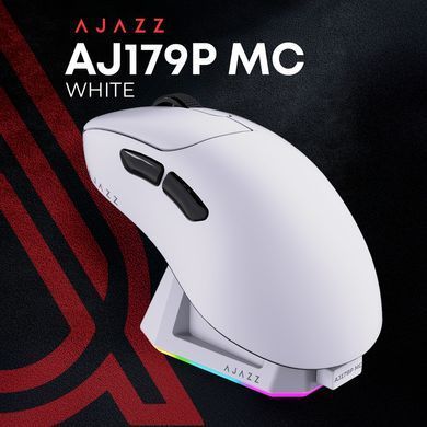 Миша бездротова Ajazz AJ179P MC White (AJ179P-MC-W) [617803]