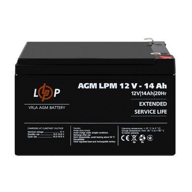 Акумулятор AGM LPM 12V - 14 Ah (LP4161) [900087]