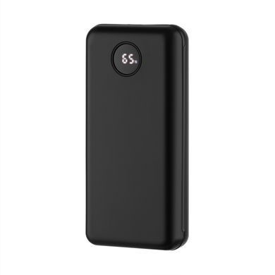 Акумулятор портативний літій-іонний Power Bank 2E 30000мА&middot;год, 65Вт, PD, QC, чорний (2E-PB3009-BLACK) [114402]
