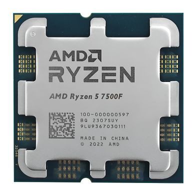 Процесор AMD Ryzen 5 7500F (3.7GHz 32MB 65W AM5) Tray (100-000000597) [607593]