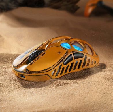 Миша GravaStar Mercury X, BT/WL/USB-A, RGB, Battle-Worn Yellow (GS_X_YLW) [113692]