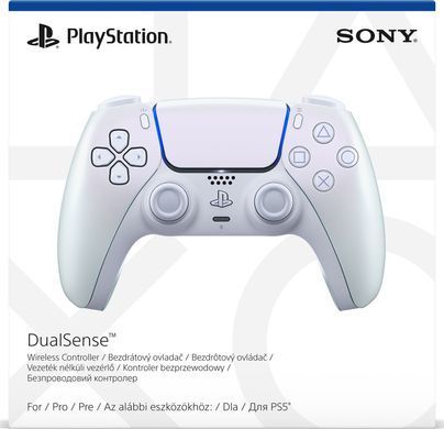 Геймпад бездротовий Sony PlayStation 5 DualSense Chrome Pearl (1000050600) [619680]