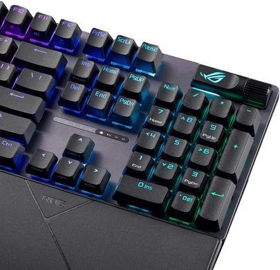 Клавiатура Asus ROG Strix Scope II X Black (90MP03XG-BKMA00) [619886]