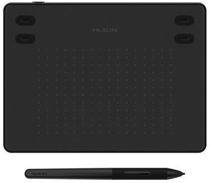 Графічний планшет Huion 4.8"x3", USB-C, чорний (RTE-100) [104760]