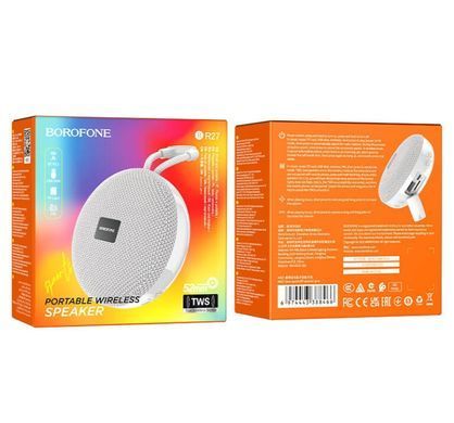 Портативна колонка BOROFONE BR27 Dear sports BT speaker, 5W, Grey (6974443388466) [806361]