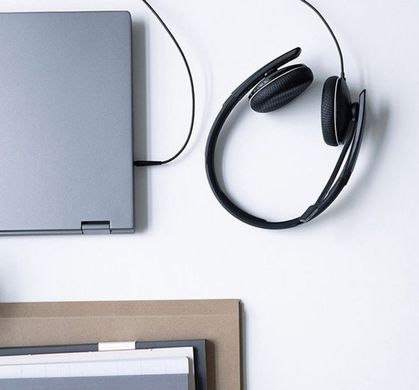 Гарнітура комп'ютерна моно On-Ear EPOS ADAPT 135T USB II, 3.5мм/USB, односпрямований, сертифікат Microsoft Teams, 1.8м, Чорний (1000900) [107181]
