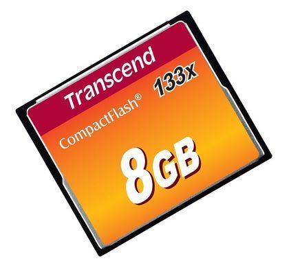Карта пам'яті Transcend 8Gb Compact Flash 133x (TS8GCF133) [705226]