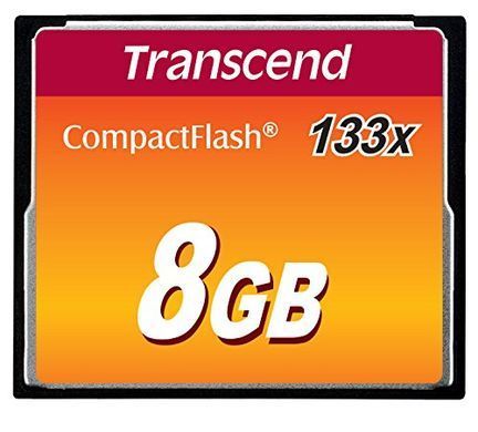 Карта пам'яті Transcend 8Gb Compact Flash 133x (TS8GCF133) [705226]