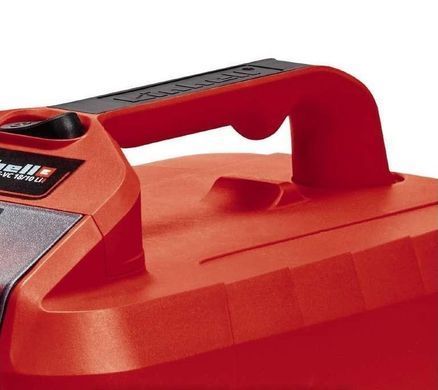 Пилосос професійний акумуляторний Einhell TE-VC 18/10 Li - Solо PXC 18В 90мБар контейнер 10л 4кг без АКБ та ЗП (2347160) [105641]