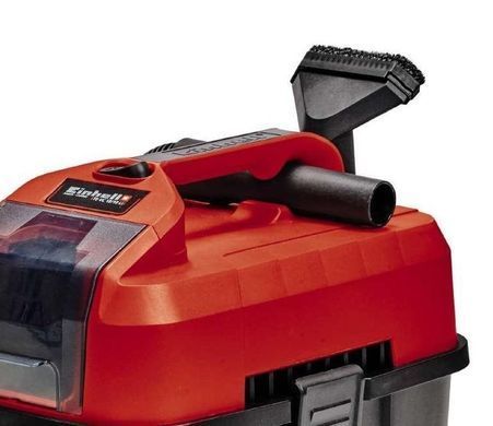 Пилосос професійний акумуляторний Einhell TE-VC 18/10 Li - Solо PXC 18В 90мБар контейнер 10л 4кг без АКБ та ЗП (2347160) [105641]