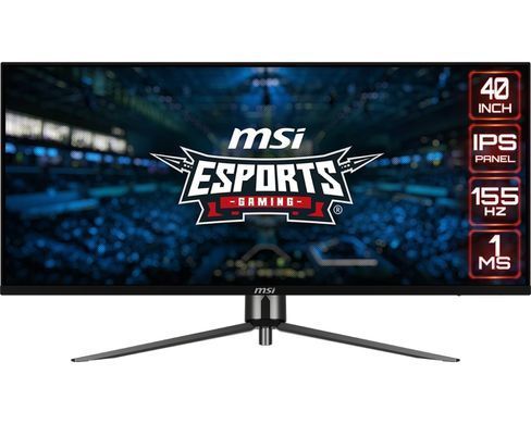 Монітор MSI 40" MAG401QR 2xHDMI, DP, USB-C, 2xUSB, Audio, IPS, 3440x1440, 21:9, 155Hz, 1ms, sRGB 118%, AdaptiveSync, HDR400 (9S6-3EA54H-012) [101032]