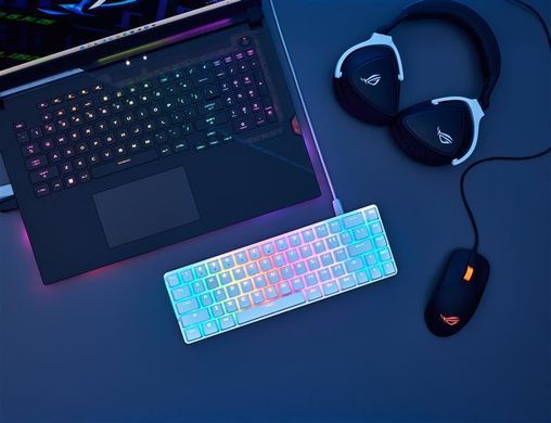 Клавiатура Asus ROG Falchion Ace LED 68key NX RD White (90MP0346-BKUA11) [611548]
