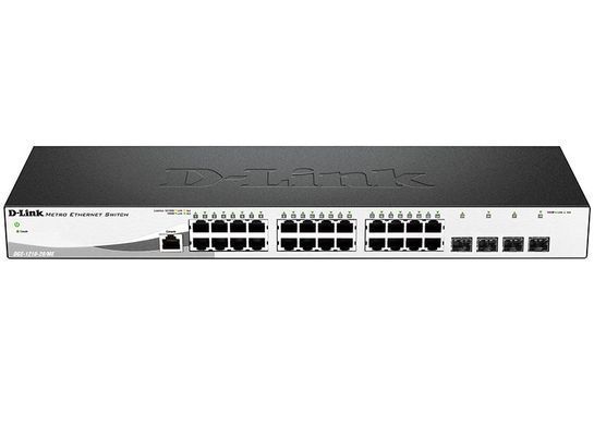 Комутатор D-Link revB 24x1G, 4xSFP, L2 (DGS-1210-28/ME) [104834]
