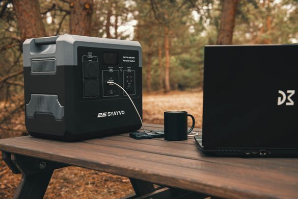 Портативна електростанція 2Е Syayvo 2400 Вт, 2560 Вт/год, WiFi/BT, паралельне підключення, швидка зарядка (2E-PPS24256) [101202]