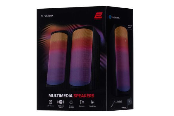 Акустична система 2E PCS231 RGB Matrix, 2.0, USB, Black (2E-PCS231BK) [113271]