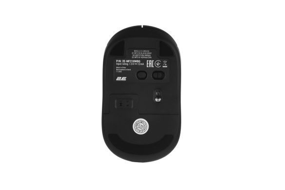 Миша 2E MF218 Silent, WL/BT, чорно-сірий (2E-MF218WBG) [104008]