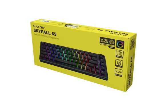 Клавіатура Hator Skyfall 65 Black/Black (HTK1160UA) [617735]