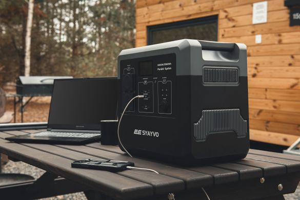 Портативна електростанція 2Е Syayvo 2400 Вт, 2560 Вт/год, WiFi/BT, паралельне підключення, швидка зарядка (2E-PPS24256) [101202]