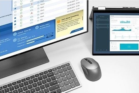 Клавіатура Dell Compact Multi-Device Wireless Keyboard - KB740 - Russian(QWERTY) (580-AKOZ) [103574]