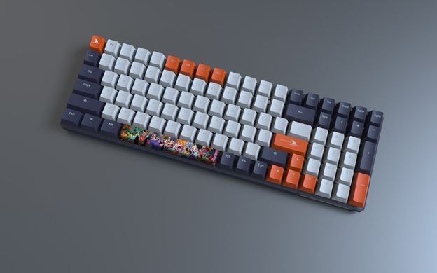 Клавіатура бездротова Motospeed Darmoshark K1 Pro Gateron Blue (dmk1progb) [606017]