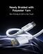 Кабель Baseus New Braided Fast Charging Cable USB-A to USB-C 100W/7.5W 1m Cosmic Black (E0426W01) [806501], фото 5
