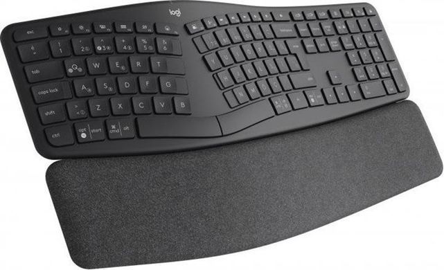 Клавіатура бездротова Logitech Ergo K860 Bluetooth/Wireless UA Black (920-010108) [605950]