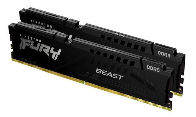 Модуль пам`яті DDR5 2x16GB/6000 Kingston Fury Beast Black (KF560C36BBE2K2-32) [607540]