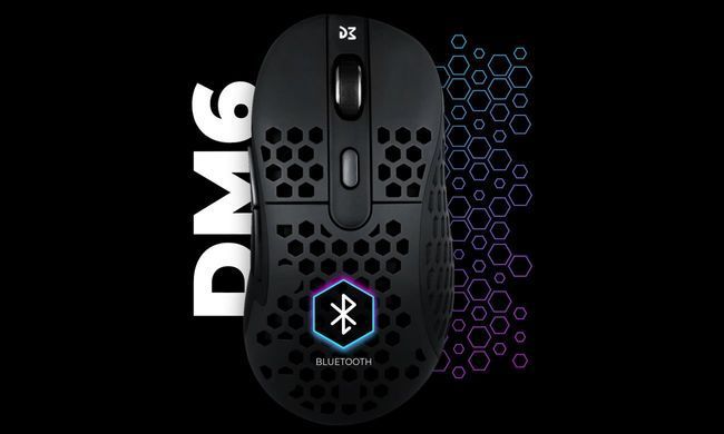 Миша ігрова Dream Machines DM6 HOLEY Trio Wireless Black (DM6_HOLEY_TRIO) [110774]