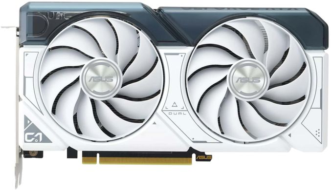 ASUS Відеокарта GeForce RTX 4060 8GB GDDR6 DUAL OC DUAL-RTX4060-O8G-WHITE білий (90YV0JC2-M0NA00)