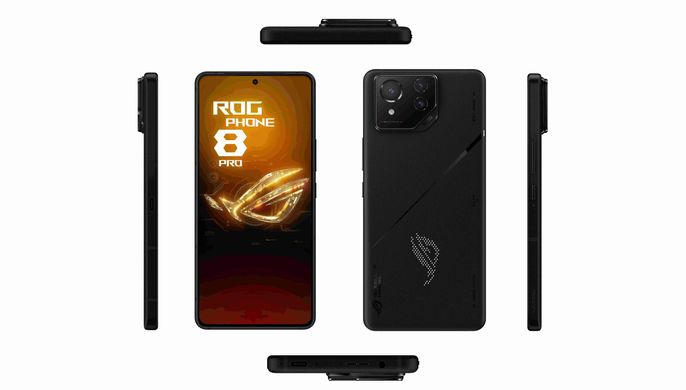 ASUS Смартфон ROG Phone 8 Pro (AI2401) 6.78" 16/512ГБ, 2SIM, 5000мА•год, чорний (90AI00N3-M000R0)