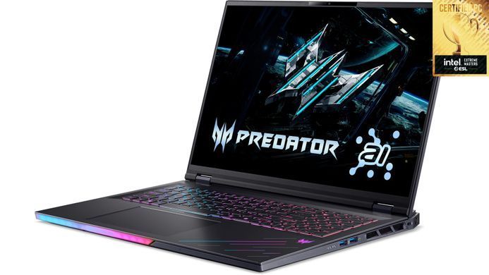 Ноутбук Acer Predator Helios 18 PH18-73 18" WQXGA IPS, Intel U9-275HX, 64GB, F2TB, NVD5080-16, Win11P (NH.QVYEU.008) [101454]