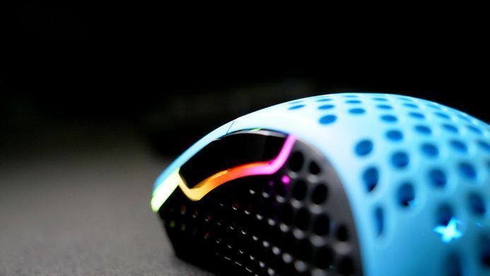 Миша Xtrfy M4, USB-A, RGB, Miami Blue (XG-M4-RGB-BLUE) [103943]