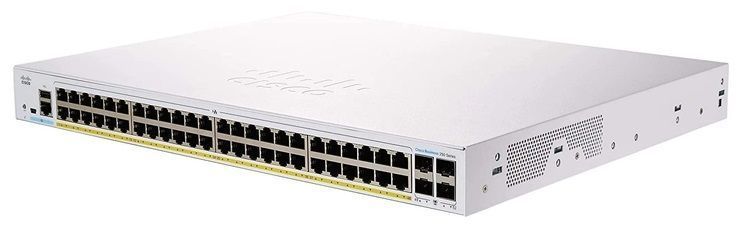Комутатор Cisco CBS220 48хGE, PoE, 4x1G SFP, Smart (CBS220-48P-4G-EU) [105093]