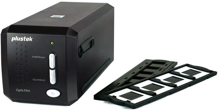 Сканер Plustek OpticFilm 8300i SE (7200dpi 48bit LED швидк. 20 сек. плівк.слайд-сканер чорний) (0317TS) [405379]