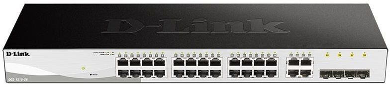 Комутатор D-Link 24xGE, 2xSFP, L2 (DGS-1210-28/FL) [15027]