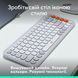 Клавiатура бездротова Logitech Pop Icon Keys Off White (920-013072) [606040], фото 3