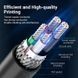 Кабель USB 2.0 AM-BM, 1.0 м, 480Mbps Printer PVC чорний Vention (COQBF) [404563], фото 7