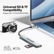 USB-хаб Essager QingHong 7 in 1 USB-C Hub (EHB07-QH0G-Z) [621636], фото 4