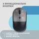 Миша 2E MF218 Silent, WL/BT, чорно-сірий (2E-MF218WBG) [104008], фото 14