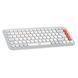 Клавiатура бездротова Logitech Pop Icon Keys Off White (920-013072) [606040], фото 2