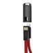 Кабель ColorWay USB - Lightning (M/M), 2.4 А, 0.22 м, Red (CW-CBUL021-RD) [603705], фото 2