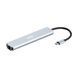 Хаб 2E USB-С > USB-A 2.0/USB-A 3.0/2xUSB-C PD/HDMI/microSD/SD/Ethernet, 0.13м, сірий (2E-W2681) [114389], фото 3