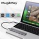 USB-хаб Promate USB Type-C 4-в-1 Grey (litehub-pro) [605154], фото 6