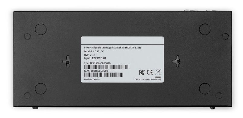 Комутатор Linksys LGS310C 8xGE, 2xSFP, Керований L2 (LGS310C-EU) [14965]