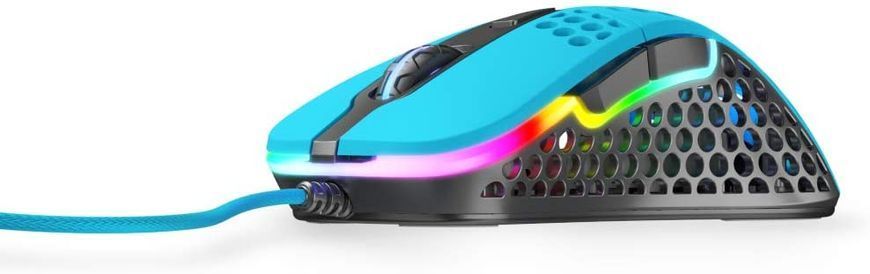 Миша Xtrfy M4, USB-A, RGB, Miami Blue (XG-M4-RGB-BLUE) [103943]