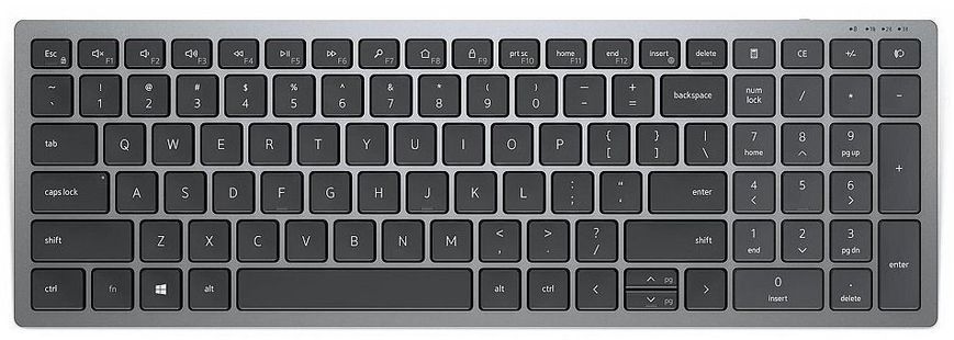Клавіатура Dell Compact Multi-Device Wireless Keyboard - KB740 - Russian(QWERTY) (580-AKOZ) [103574]