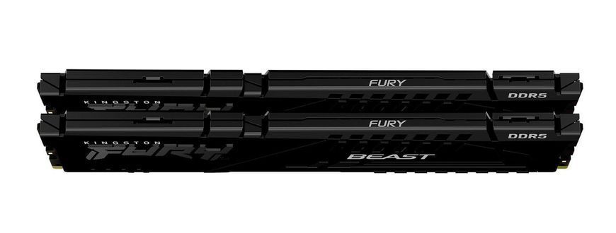 Модуль пам`яті DDR5 2x16GB/6000 Kingston Fury Beast Black (KF560C36BBE2K2-32) [607540]