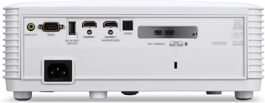 Проєктор домашнього кінотеатру Acer Vero HL6510ATV FHD, 5000 lm, LASER, 1.15-1.5, Android TV (MR.JWT11.005) [108640]
