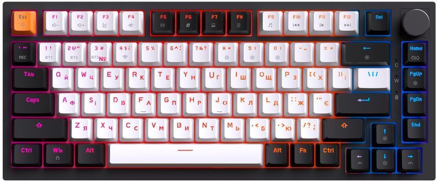 Клавіатура бездротова GamePro Asgard Valhalla Black (MK160B Pro) [613233]