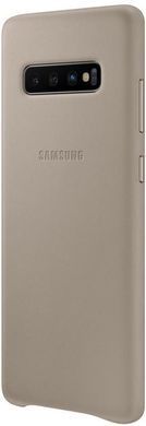 Чохол-накладка Samsung Leather Cover для Samsung Galaxy S10+ SM-G975 Gray (EF-VG975LJEGRU) [600897]
